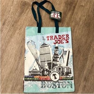Trader Joe’s BOSTON reusable bag. New with tags